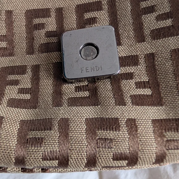 Fendi Zucca Mamma Baguette Flap Bag - Picture 6 of 14